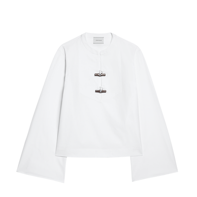 Shirt , White - Cotton poplin
