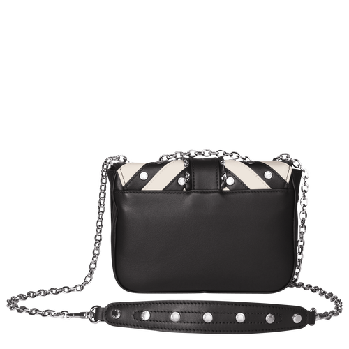 Sac porté épaule, Noir/Blanc Vue 3 de Sac porté épaule, Noir/Blanc, hi-res