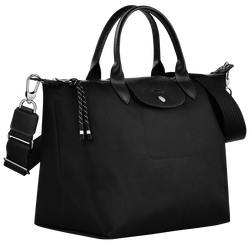 Le Pliage Energy 手提包 L , 黑色 - 再生帆布