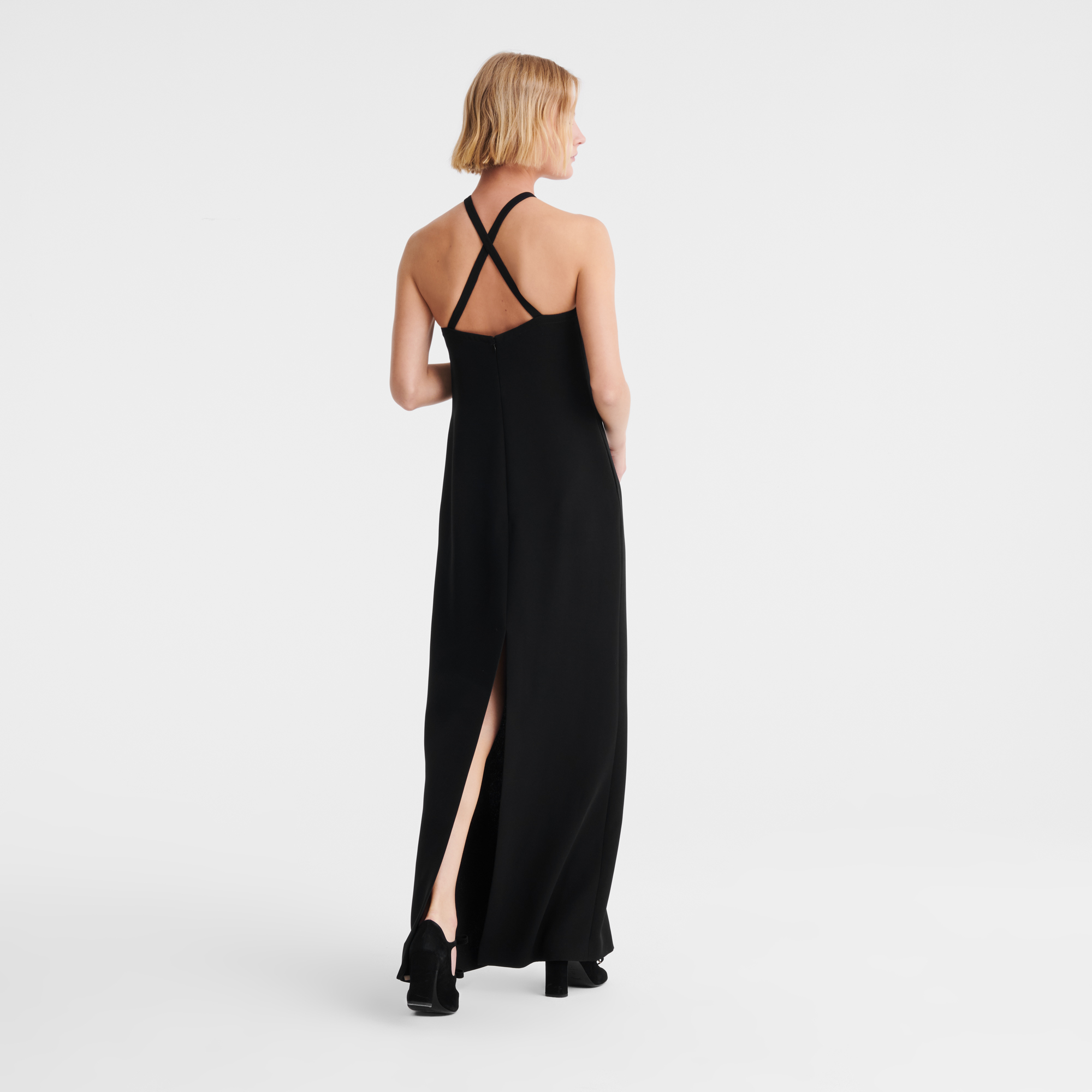 Long dress, Black - View 3 of
5 - zoom in null Long dress, Black