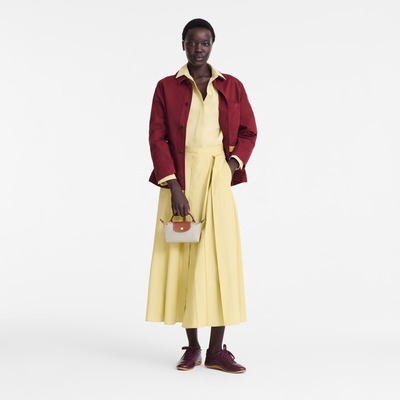 Trousse cosm&eacute;tiques avec poign&eacute;e Le Pliage Original , Toile recycl&eacute;e - Galet