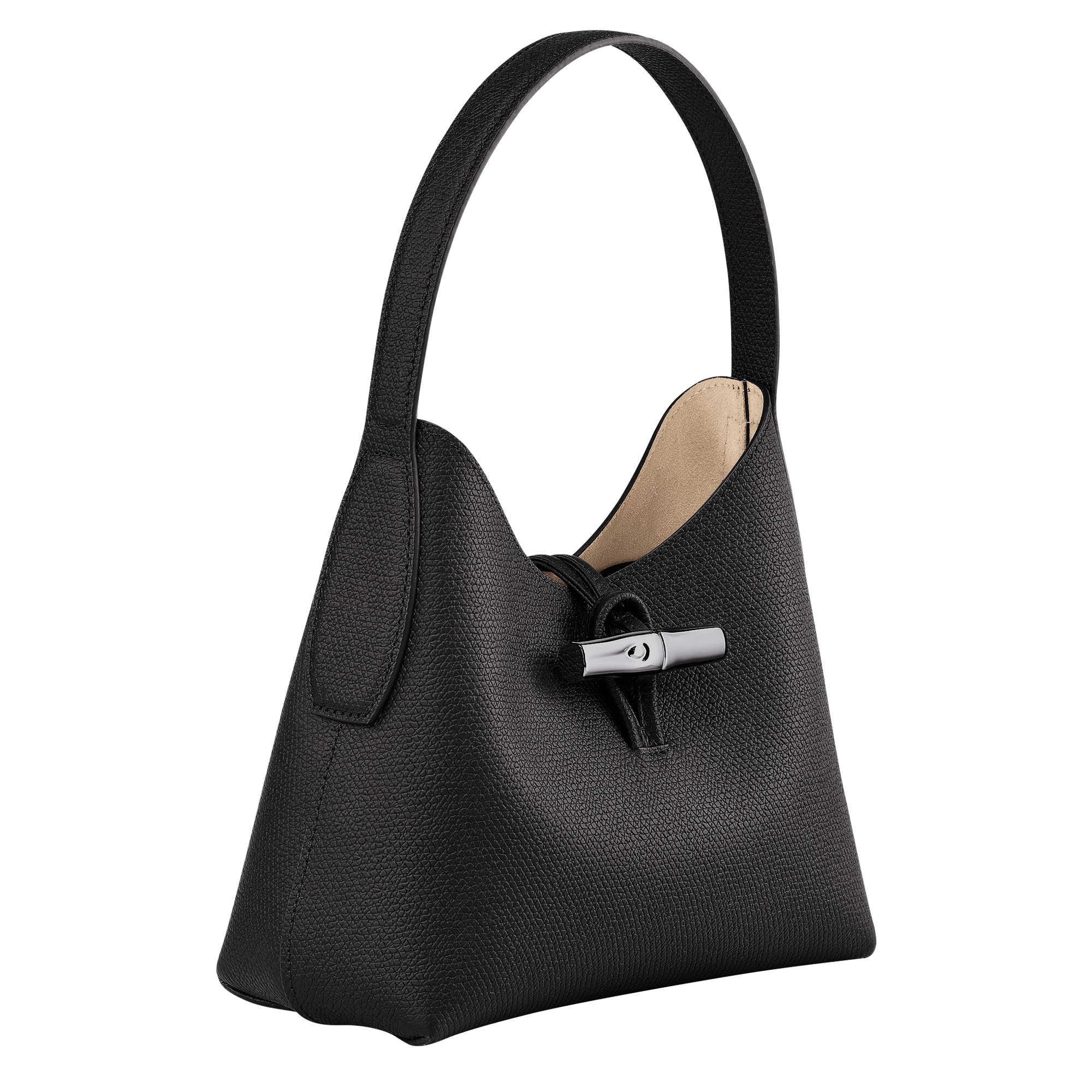 Le Roseau Hobo bag S, Black