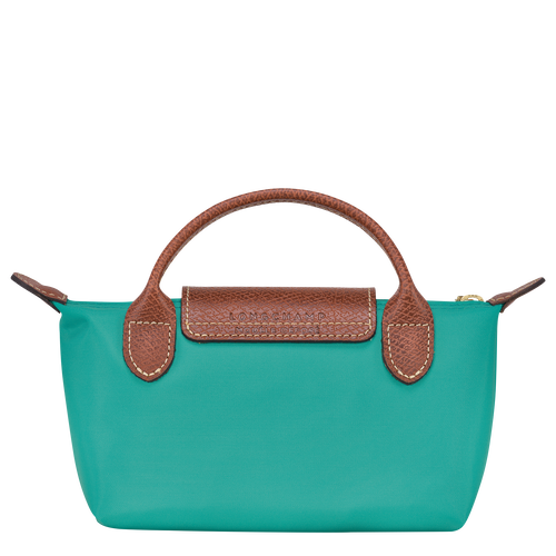Le Pliage Original Pouch with handle, Turquoise