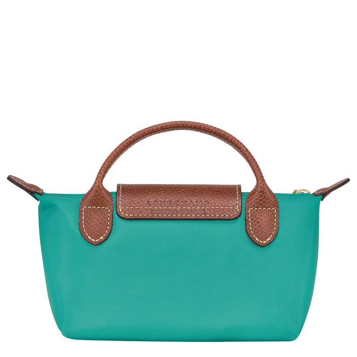 Le Pliage Original Pouch with handle, Turquoise