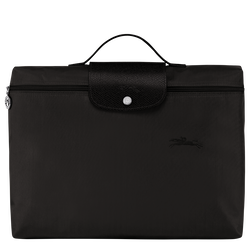 Le Pliage Green S Briefcase , Black - Recycled canvas