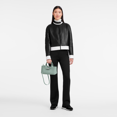 Le Roseau S Handbag , Celadon - Leather