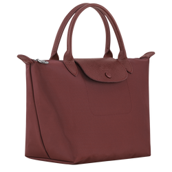 Le Pliage One S Handbag , Burgundy - Canvas