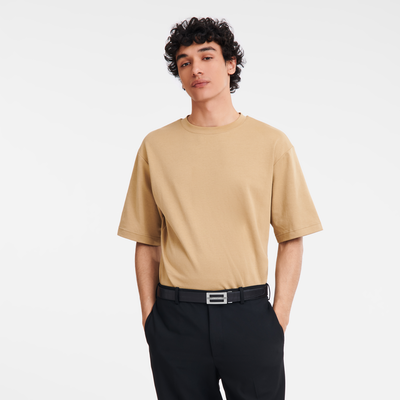 Herrengürtel Delta Box , Leder - Schwarz