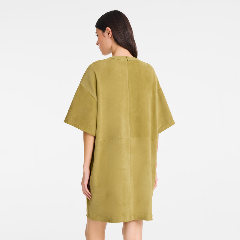 Kleid , Leder - Pistazie  - Ansicht 3 von 5