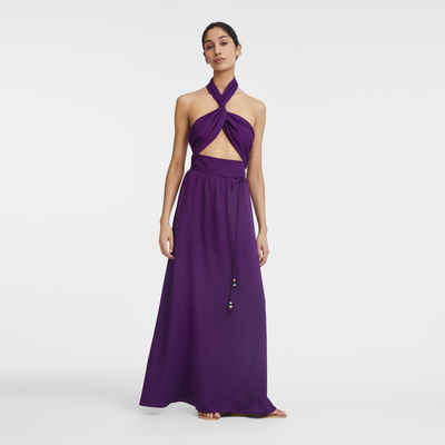 null Long dress, Violet