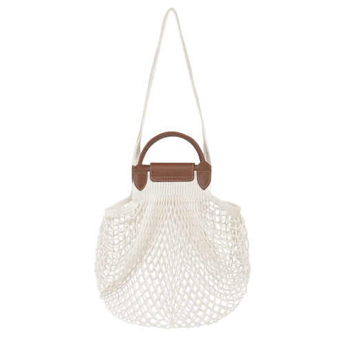 Le Pliage Filet L Mesh bag Ecru - Canvas