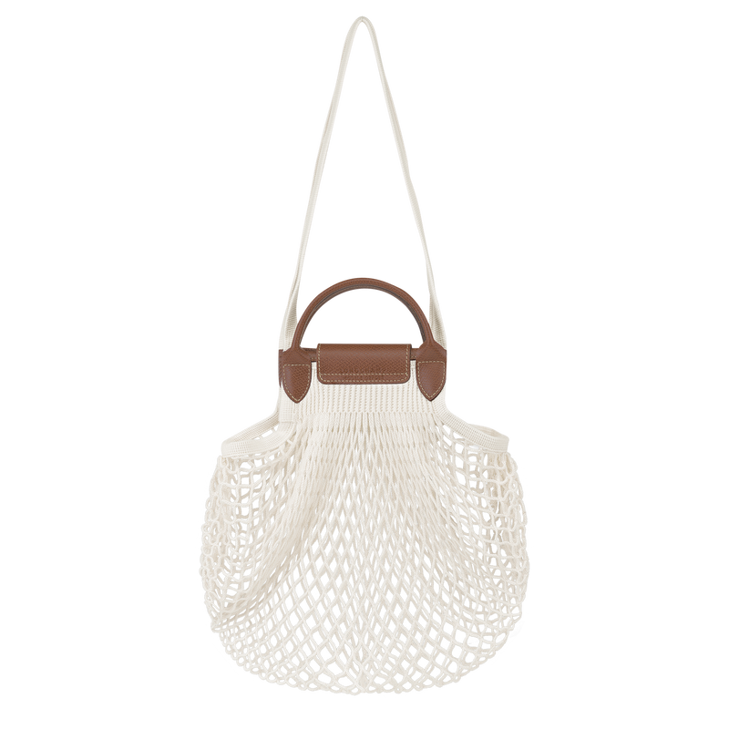 Le Pliage Filet L Mesh bag , Ecru - Canvas  - View 4 of 4