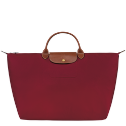 Le Pliage Original 旅行袋 S , 紅色 - 再生帆布