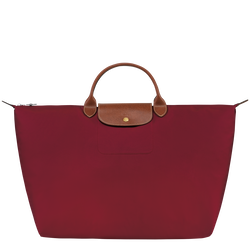 Le Pliage Original 旅行袋 S , 紅色 - 再生帆布