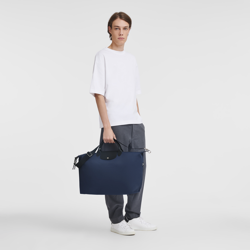 Le Pliage Energy S Travel bag , Navy - Recycled canvas  - View 2 of 6