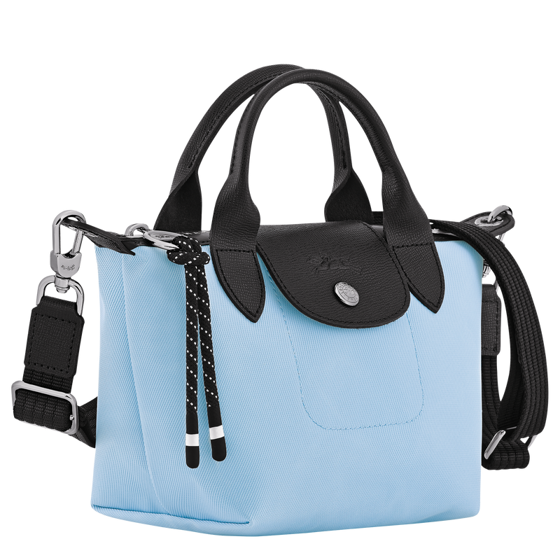 Le Pliage Energy XS Handbag , Sky Blue - Recycled canvas  - View 2 of  5