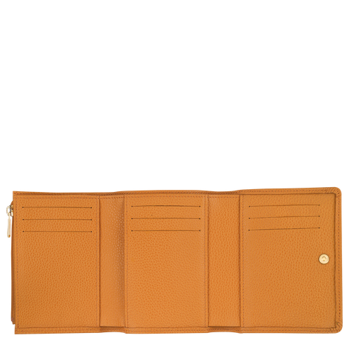 Le Foulonné Compact wallet, Saffron