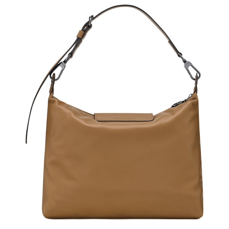 Le Pliage Xtra M Hobo bag , Tobacco - Leather  - View 4 of  6