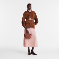 Épure Tote bag , Brown - Leather