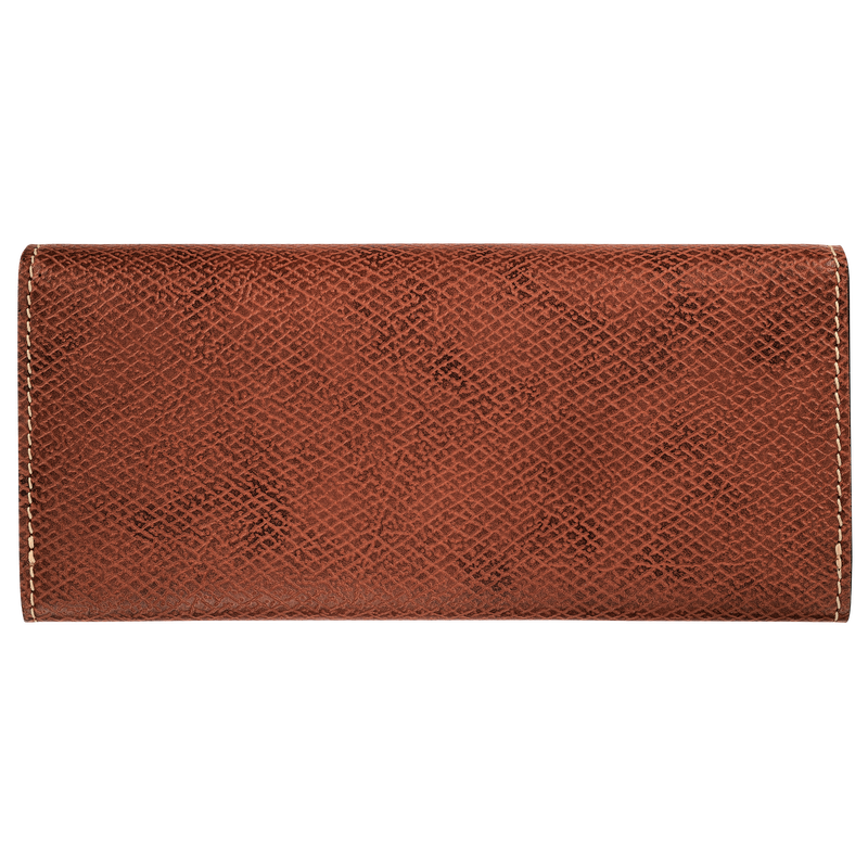 &Eacute;pure Long continental wallet , Brown - Leather  - View 2 of  3