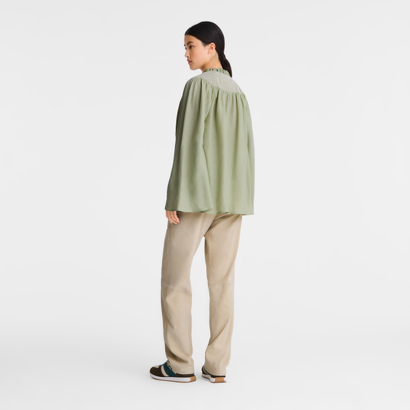 Blouse , Vervain - Smocked veil  - View 3 of 5