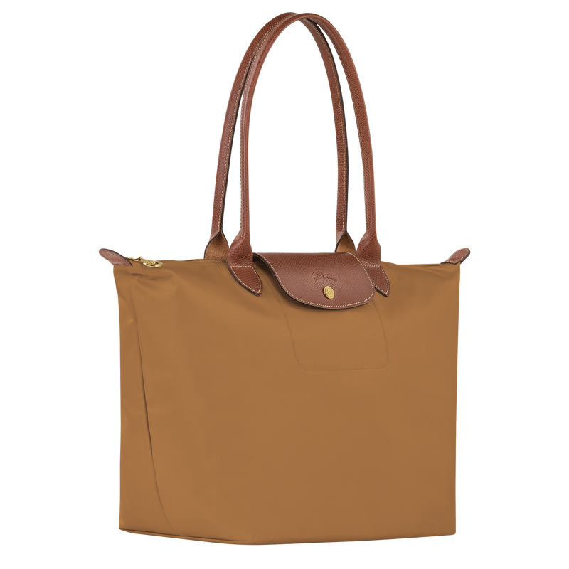 Le Pliage Original L Tote bag , Fawn - Recycled canvas  - View 3 of  5