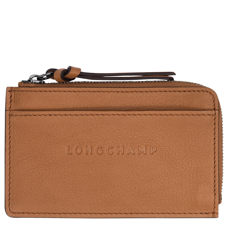 Karten-Etui Longchamp 3D , Leder - Naturel  - Ansicht 1 von 2
