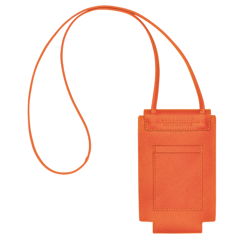 Épure Phone case with leather lace, Orange