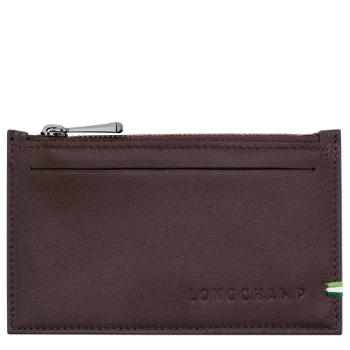 Longchamp sur Seine Coin purse , Mocha - Leather - View 1 of  2