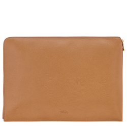 Le Foulonn&eacute; Laptop case , Pecan - Leather