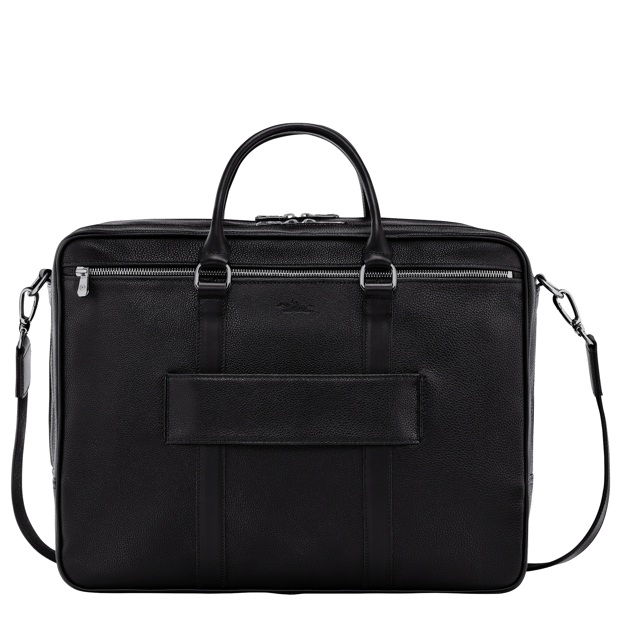 Le Foulonné Briefcase L, Black