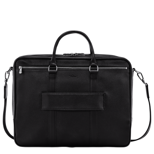 Le Foulonné L Briefcase , Black - Leather - View 4 of 5