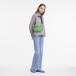 Smile Crossbodytas S , Grasgroen - Leder