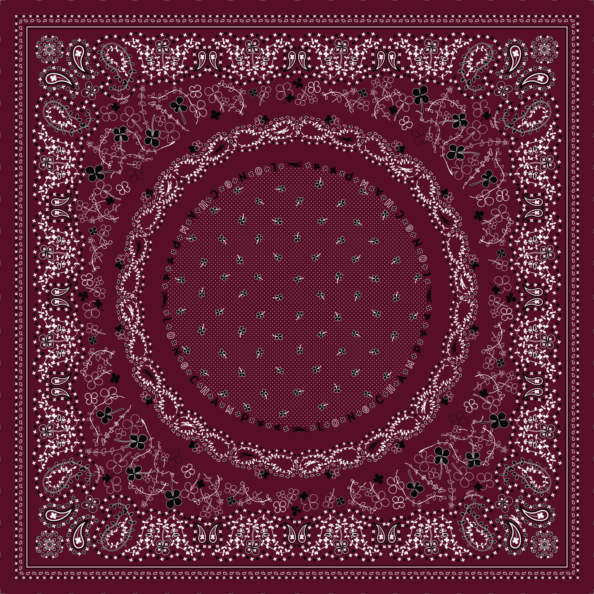 Stola's, Grenada/Chocolade - Weergave 1 van
2 - Meer inzoomen. French Bandana Stola's, Grenada/Chocolade