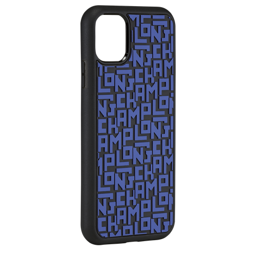 Le Pliage Funda para iPhone 11, Negro/Azul marino