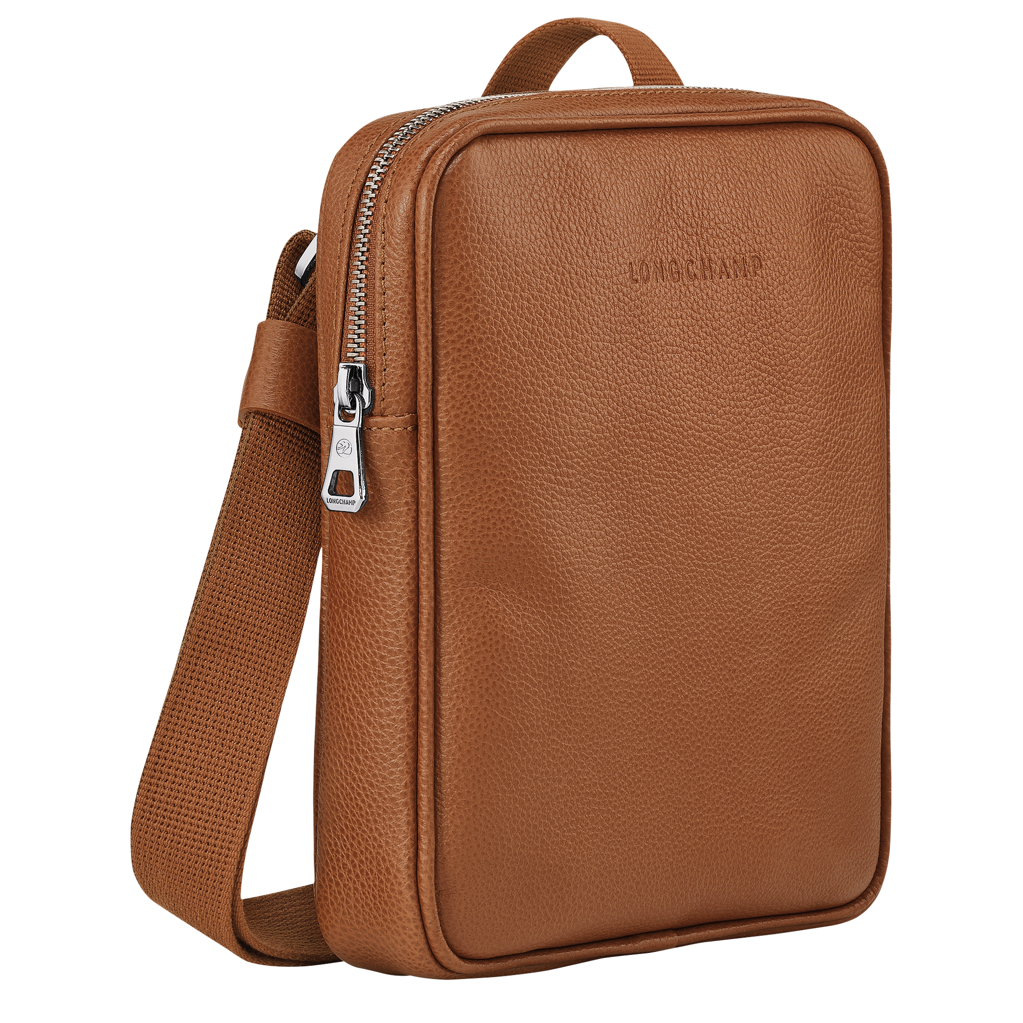 Le Foulonné Crossbody bag XS, Caramel