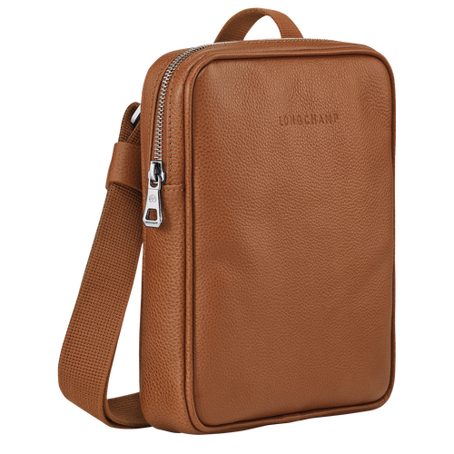 Le Foulonné XS Crossbody bag , Caramel - Leather - View 3 of  4