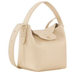 Le Cadence S Bucket bag , Vanilla - Leather