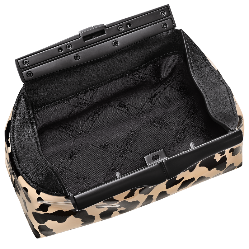 Le Roseau Bolso peque&ntilde;o S , Cuero - Beige/Negro  - Vista 5 de 6