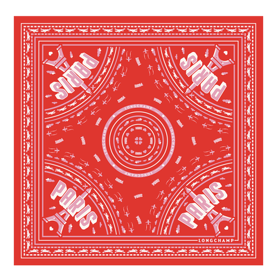 Silk scarf 50, Orange