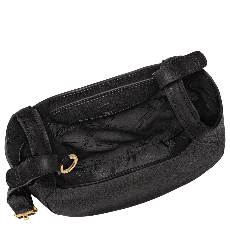 Le Foulonn&eacute; S Crossbody bag , Black - Leather  - View 5 of  6