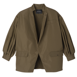 Kimono jacket , Artichoke - Technical taffeta