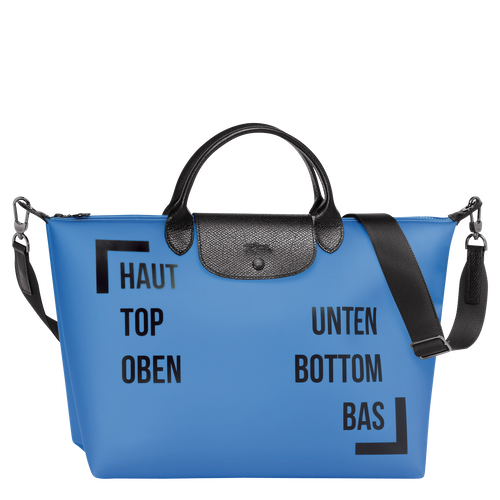 Handtasche L, Blau View 1 of Handtasche L, Blau, hi-res