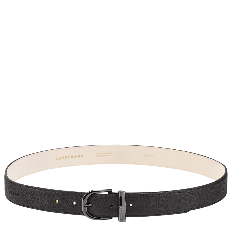 Le Roseau Essential Ladies' belt , Black - Leather  - View 1 of 2