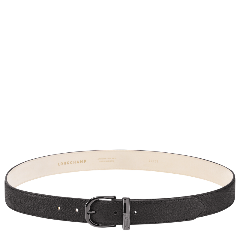 Roseau Essential Ladies' belt , Black - Leather  - View 1 of  2