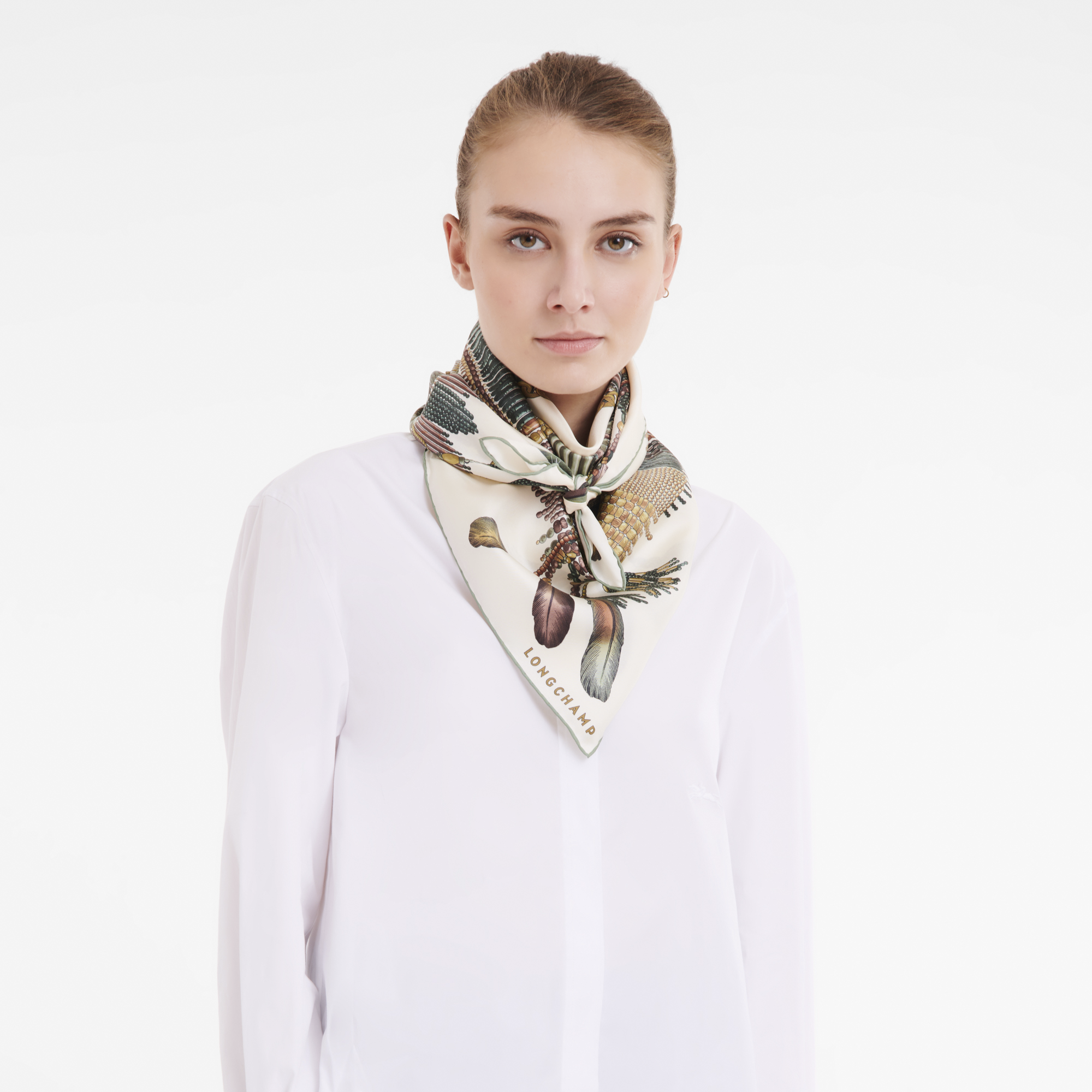 longchamp le pliage filet scarf