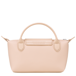 Le Pliage City Pochette mit Henkel, Nude