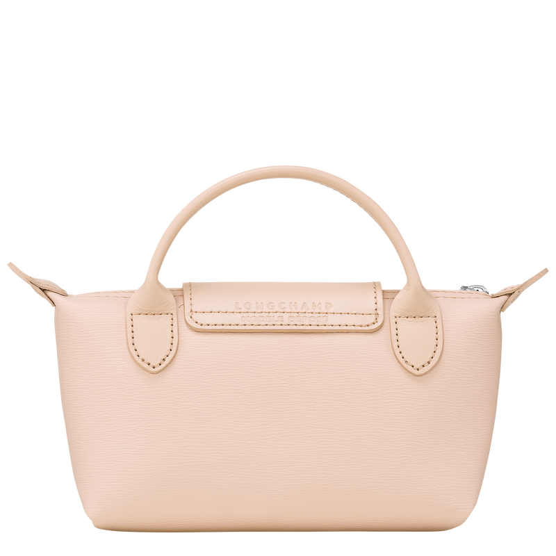 Pochette mit Henkel Le Pliage City , Canvas - Nude  - Ansicht 4 von 4