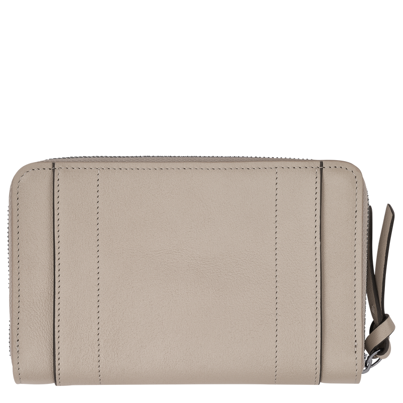 Portefeuille Longchamp 3D , Cuir - Argile  - Vue 2 de 3