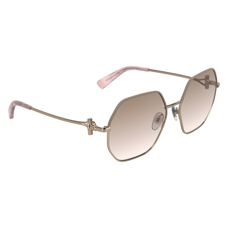 Sunglasses , Rose gold - Metal  - View 2 of  2